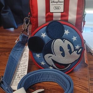 2025 Lug Disney Parks Micky Mouse Red, White, and Blue Crossbody Bag